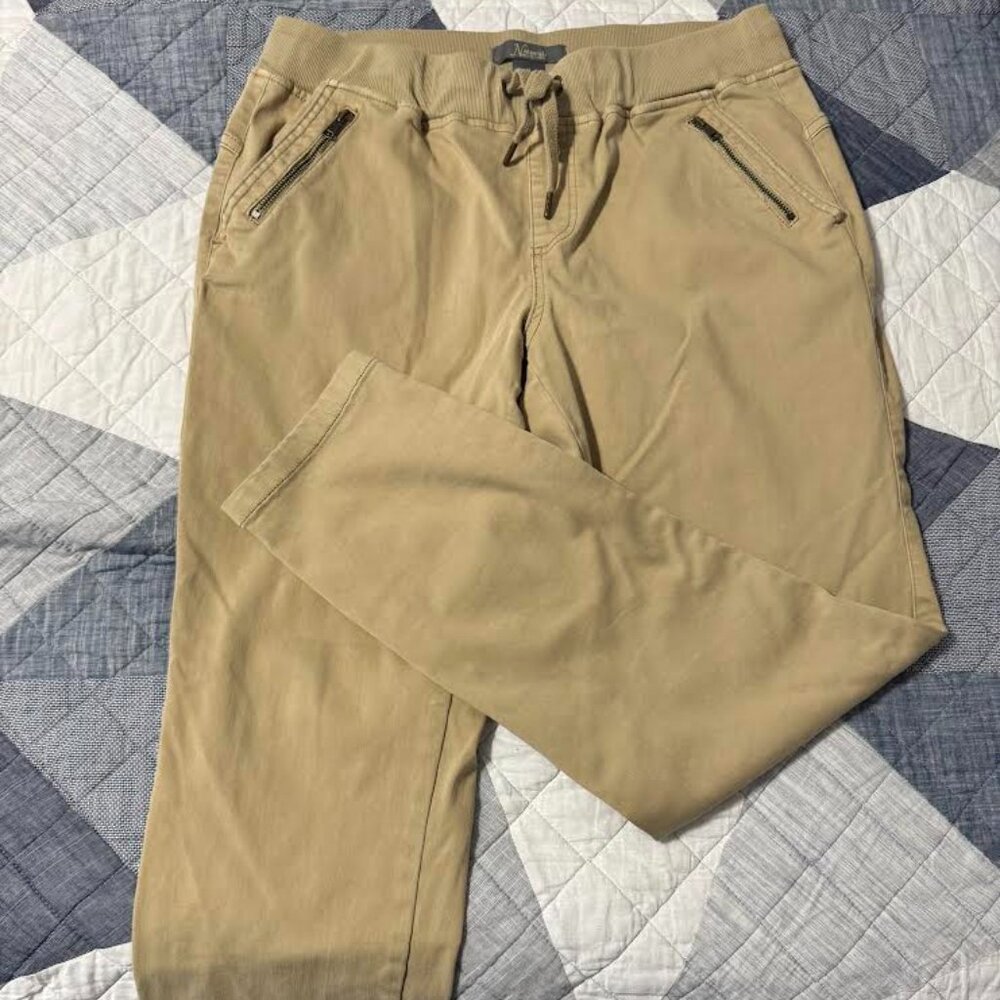 Women's Khaki Dress Pants Size Medium Straight Leg